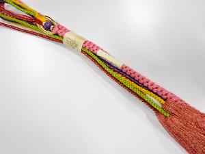 未使用品　正絹　振袖用　手組帯締め